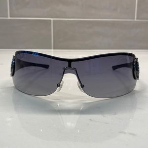 Gucci GG2712 Silver Strass Rimless Sunglasses
